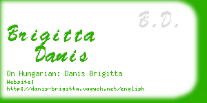 brigitta danis business card